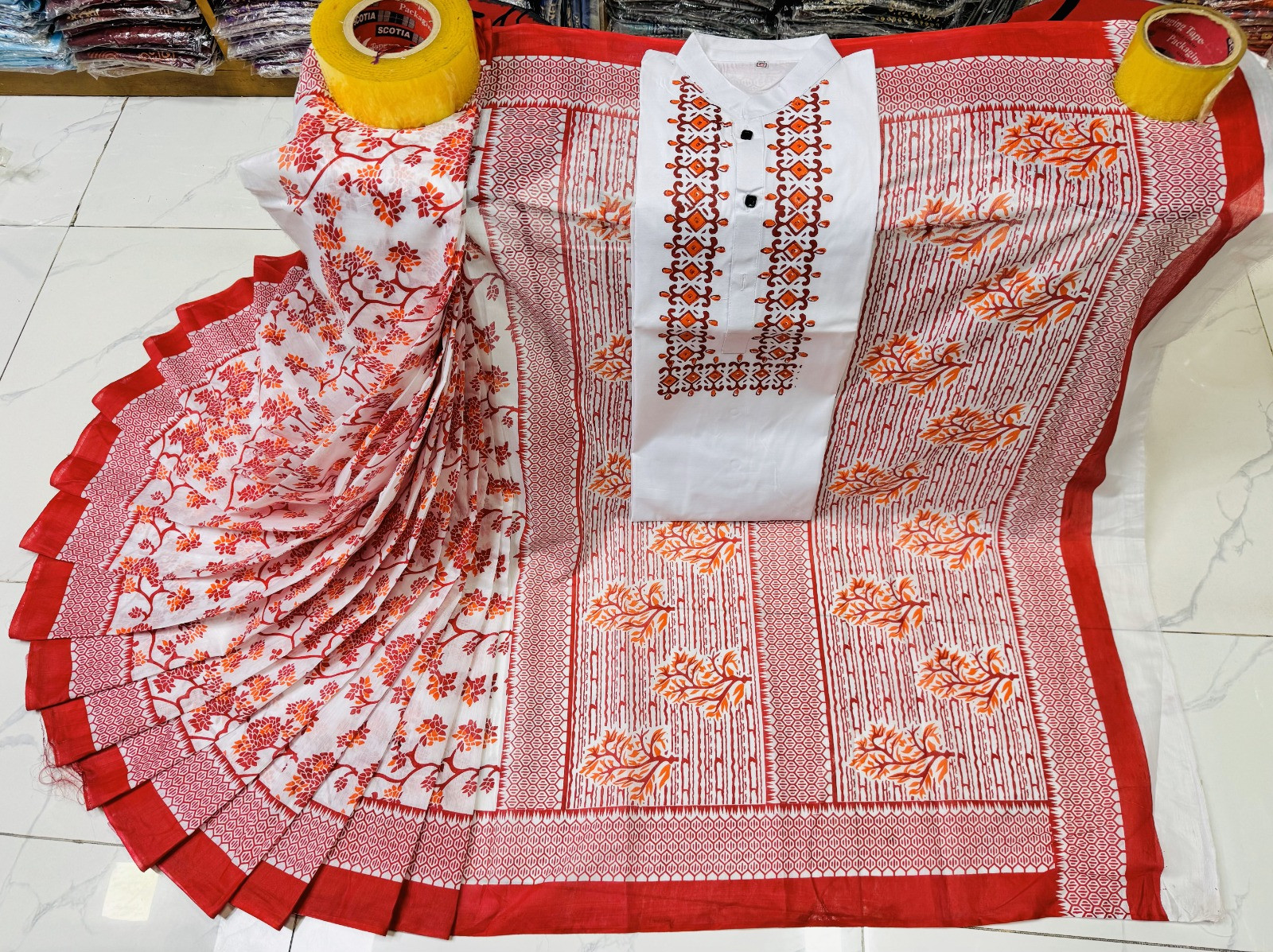 Sharee Panjabi Couple Dress