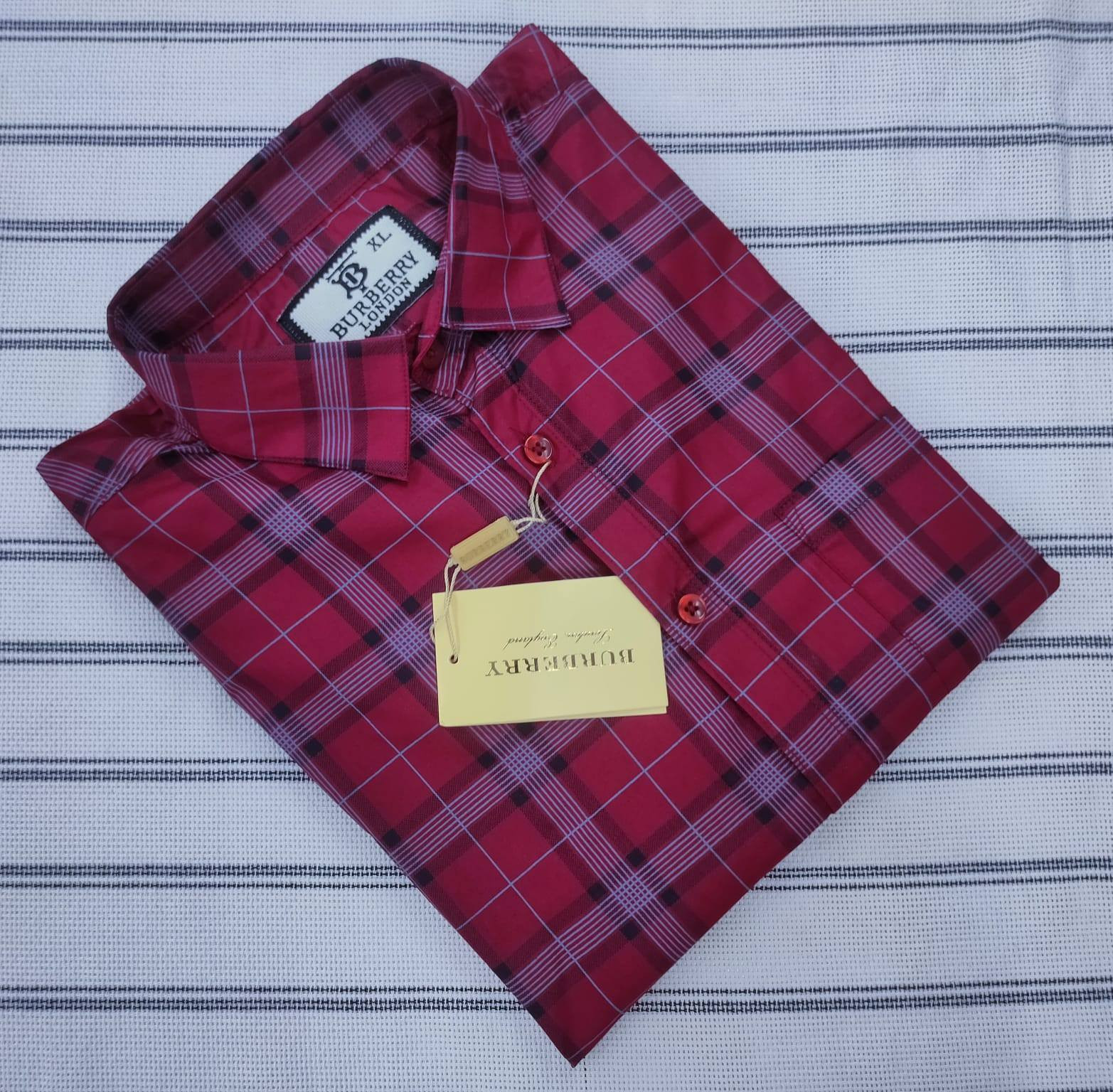 Pure Cotton full Sleeve Check Shirt for Men's