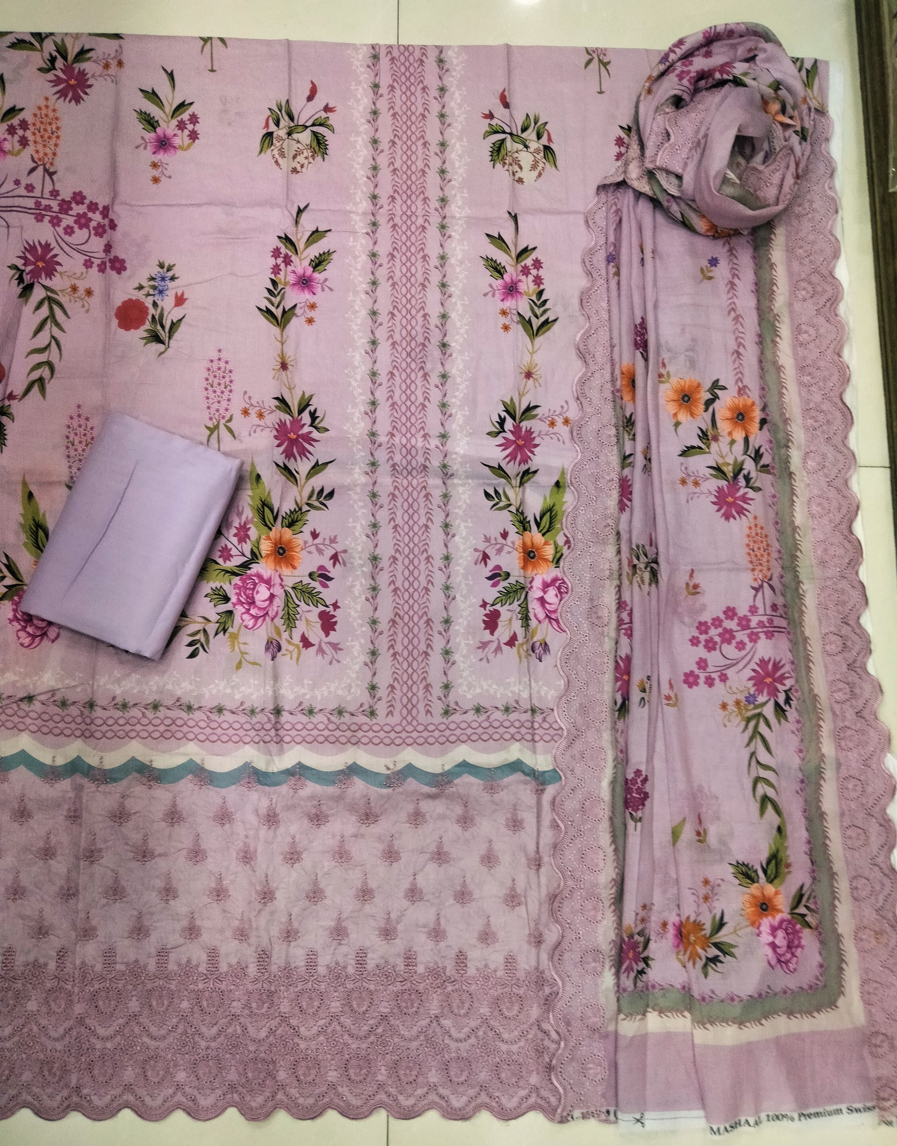 New MASHAAL Premium – Unstitched 3-Piece Lawn